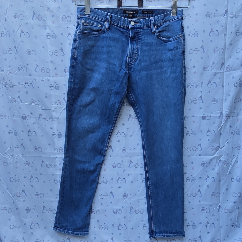 Michael Kors Parker Slim Fit American Milled Denim Size 34x30